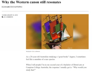 Liz Fanning article 1536x1209. Campion College Australia.
