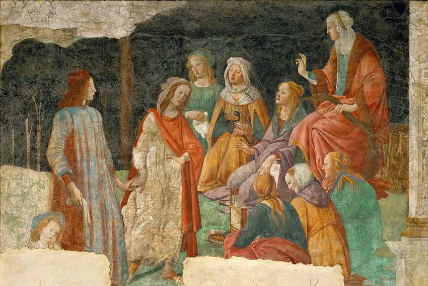 A-young-man-introduced-to-the-seven-Liberal-Arts-by-Sandro-Boticelli-c.-1484.-Fresco-in-Villa-Lemni-Florence.. Campion College Australia.