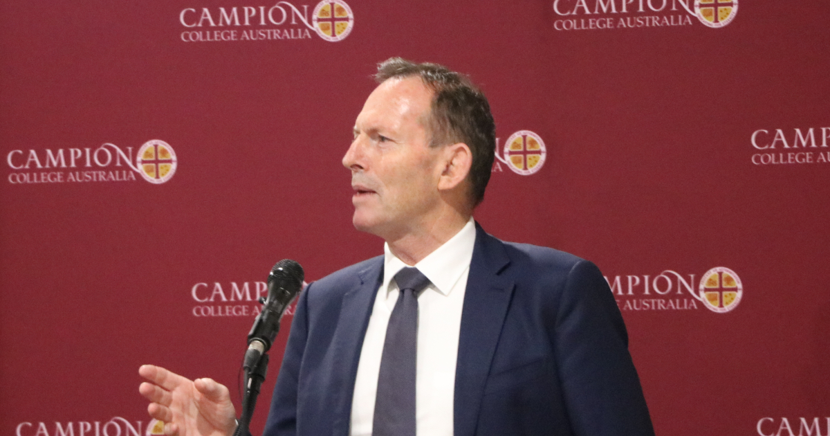 The Hon Tony Abbott AC shares insight on his student days and influences