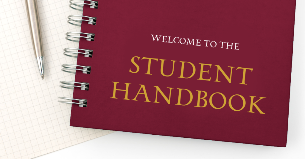 Student Handbook Welcome