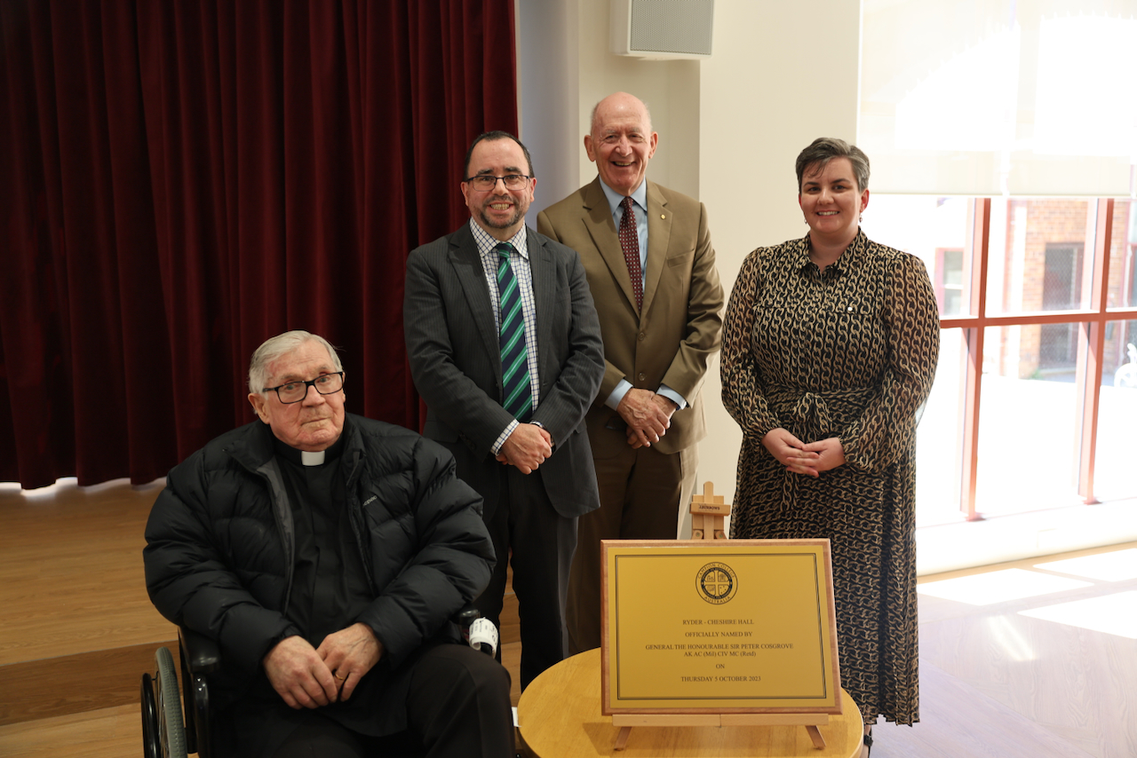 Speeches from the Ryder-Cheshire Hall Naming Ceremony