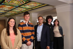 Dr Edward Sri with students Aug 2025