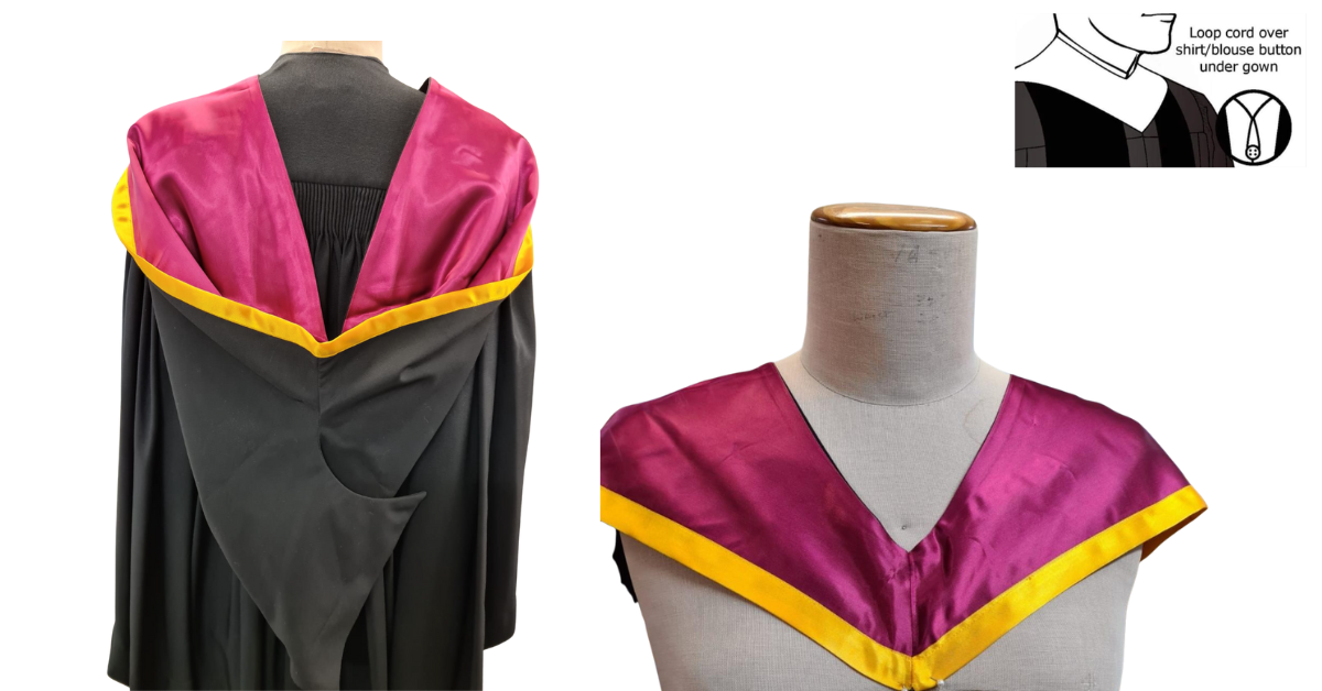 How to Wear Academic Hood