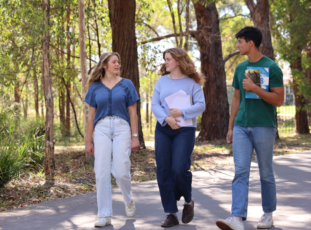 Tile Students Walking 1